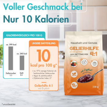 Preview: Gelierzuckerersatz 10 Kalorien